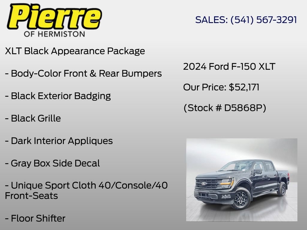 Certified 2024 Ford F150 XLT w/ Equipment Group 302A MID AWD/4WD image 7