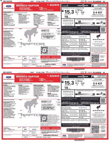 Certified 2024 Ford Bronco Raptor AWD/4WD image 5