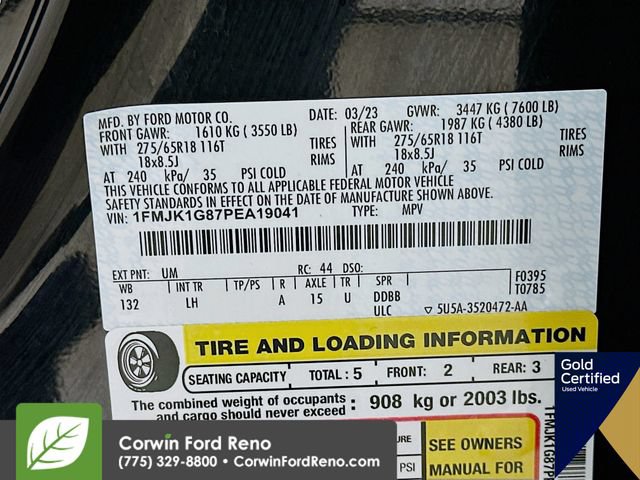Certified 2023 Ford Expedition Max XL AWD/4WD image 34