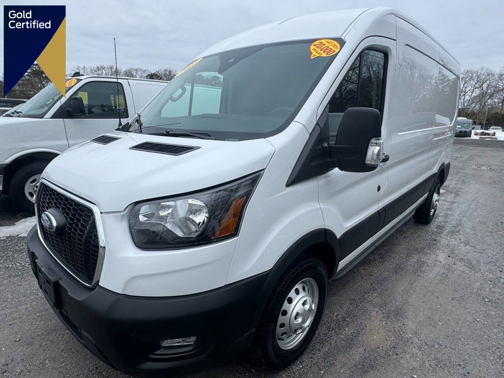 Certified 2025 Ford Transit 150 148 WB MEDIUM ROOF CARGO w/ Interior Upgrade Package image 1