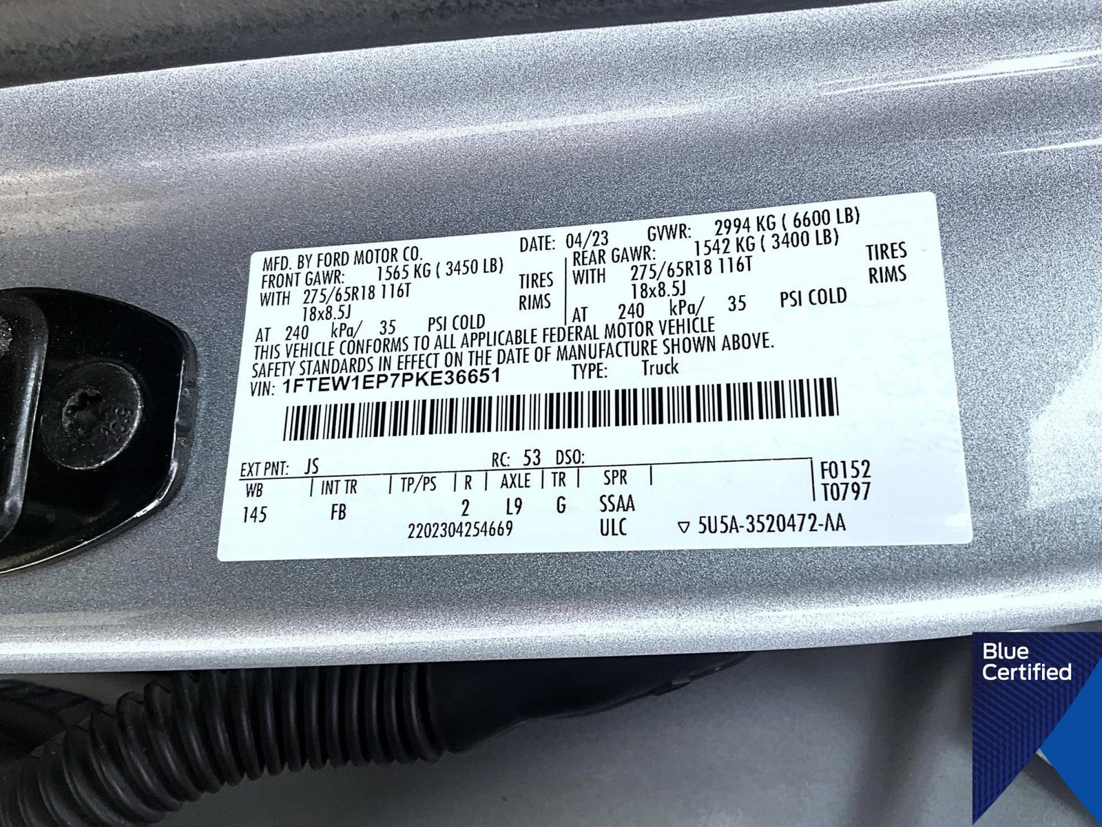 Certified 2023 Ford F150 XLT w/ Equipment Group 302A High AWD/4WD image 28