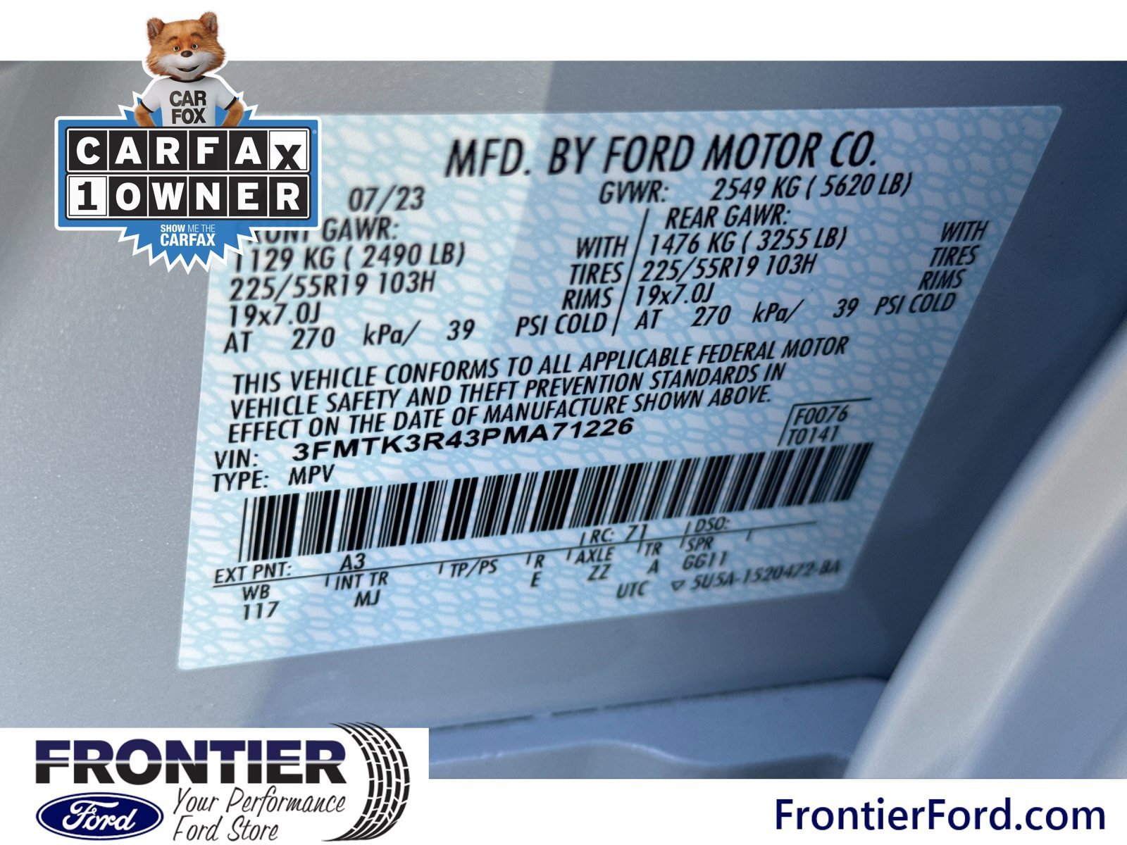 Certified 2023 Ford Mustang Mach-E Premium RWD image 30