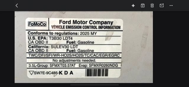 Certified 2025 Ford F150 Lariat w/ Equipment Group 502A High AWD/4WD image 4