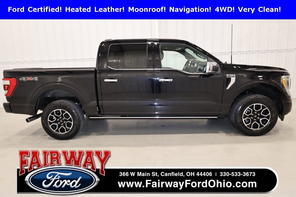 Certified 2022 Ford F150 Platinum w/ Equipment Group 701A High