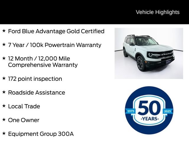 Certified 2023 Ford Bronco Sport Outer Banks w/ Tech Package AWD/4WD image 6