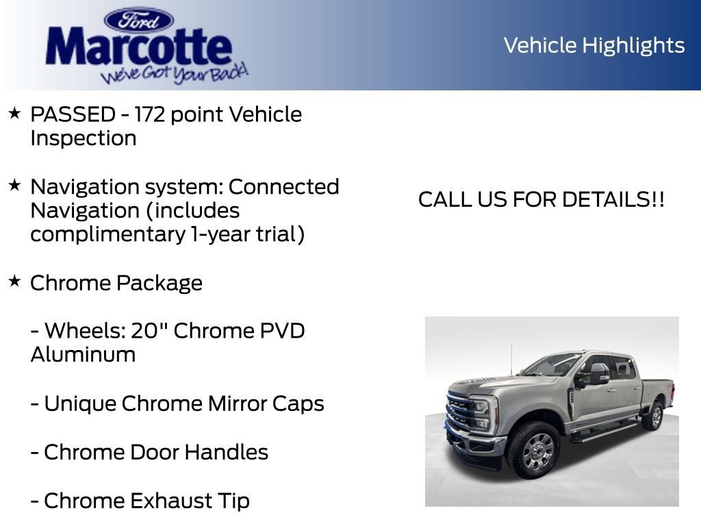 Certified 2024 Ford F250 Lariat w/ Chrome Package image 11