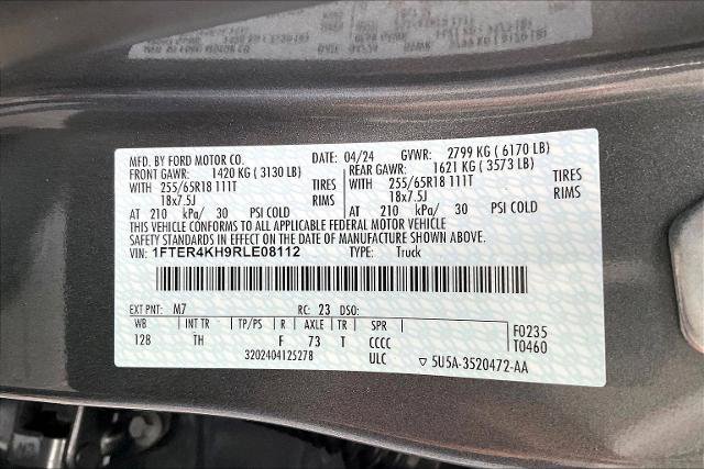 Certified 2024 Ford Ranger Lariat w/ FX4 Off-Road Package image 27