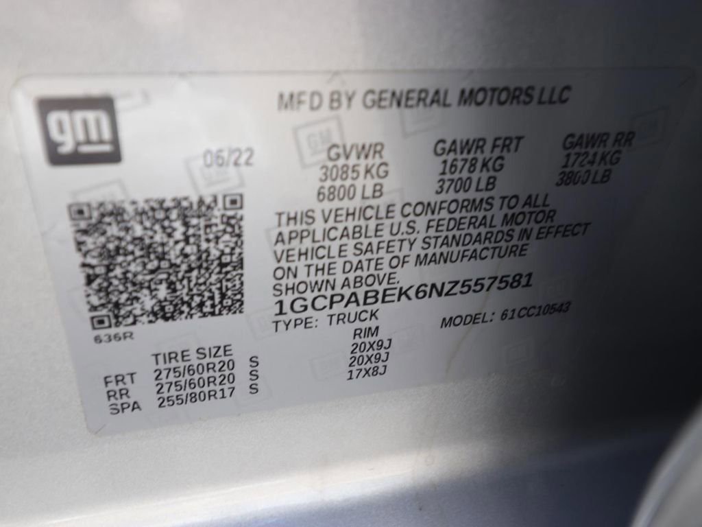 Used 2022 Chevrolet Silverado 1500 Custom image 24