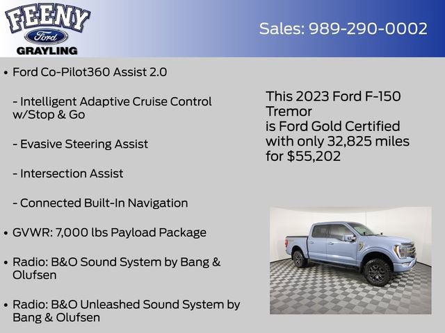 Certified 2023 Ford F150 Tremor w/ Equipment Group 402A High image 23