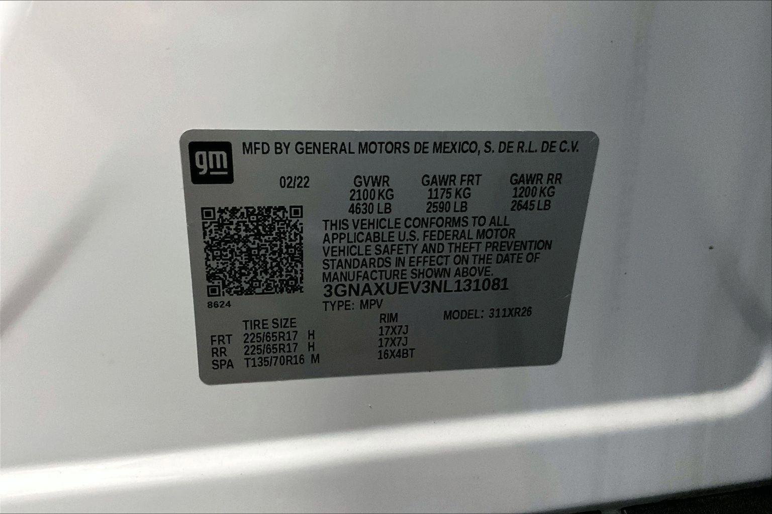 Used 2022 Chevrolet Equinox LT image 32