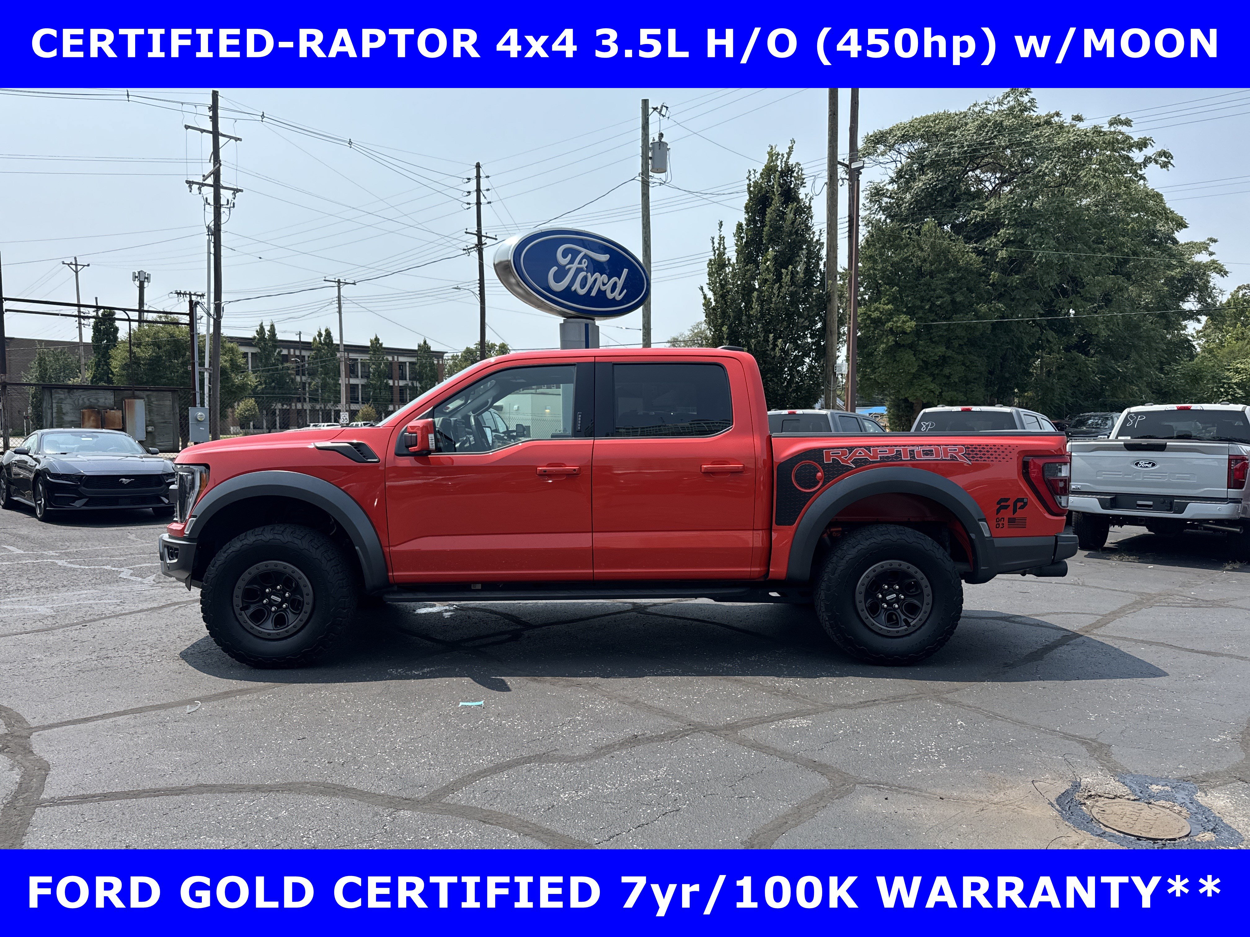Certified 2022 Ford F150 Raptor w/ Equipment Group 801A High