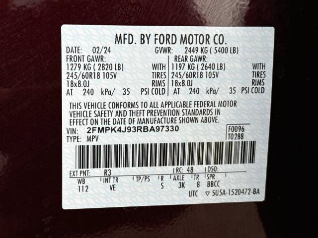 Certified 2024 Ford Edge SEL w/ Convenience Package AWD/4WD image 23