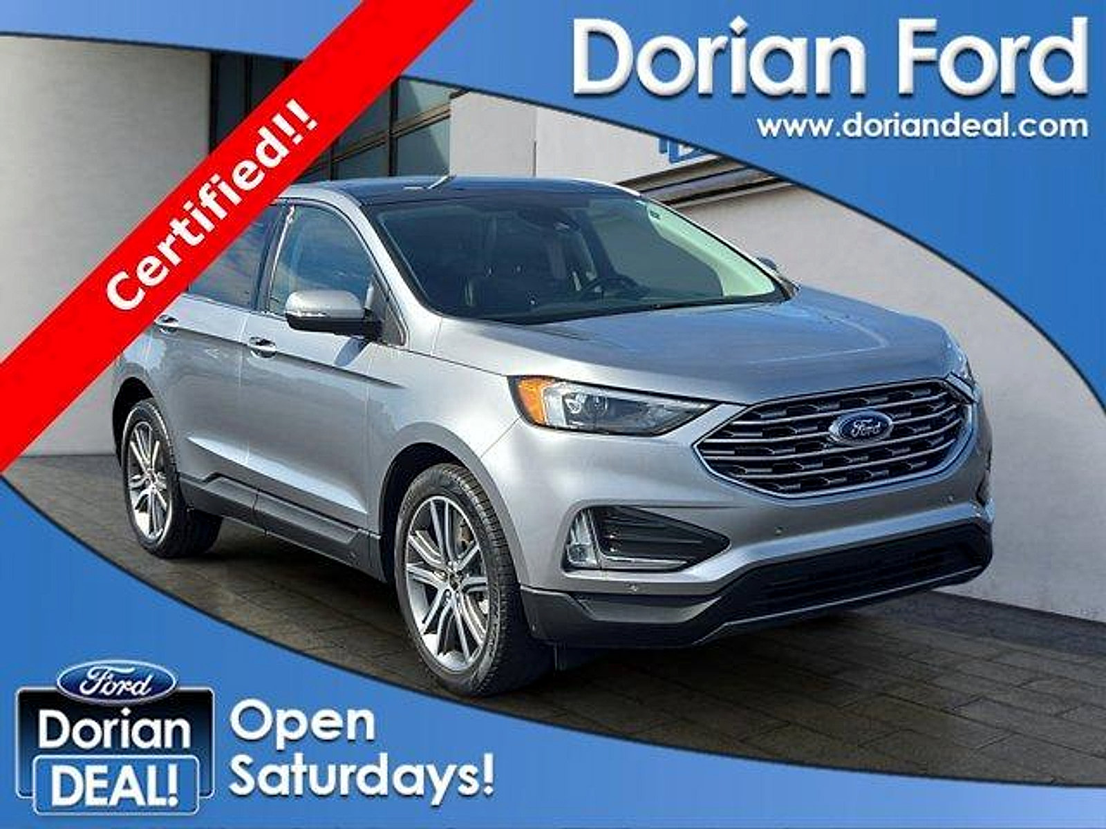 Certified 2023 Ford Edge Titanium w/ Class II Trailer Tow Package AWD/4WD video 1