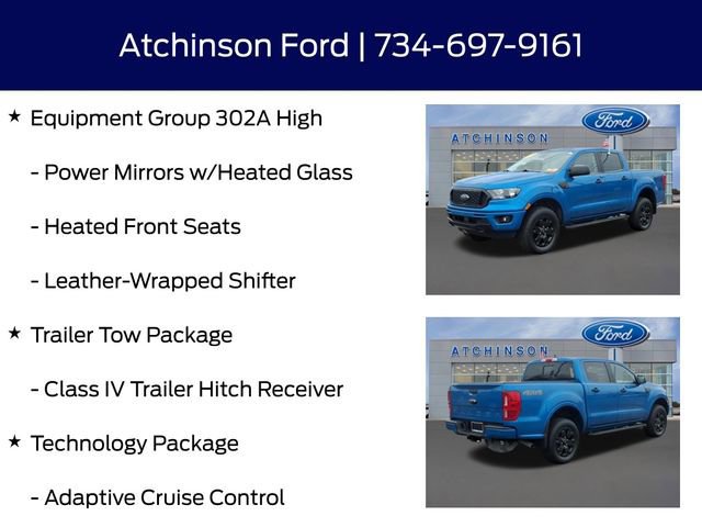 Certified 2022 Ford Ranger XLT w/ Equipment Group 302A High image 16