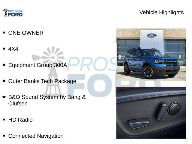 Certified 2025 Ford Bronco Sport Outer Banks w/ Outer Banks Tech Package+ image 5