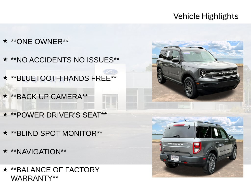 Certified 2023 Ford Bronco Sport Big Bend w/ Convenience Package AWD/4WD image 6