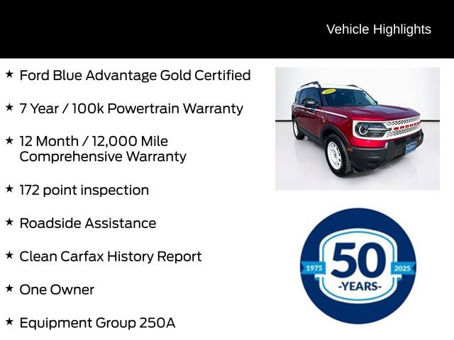 Certified 2025 Ford Bronco Sport Heritage AWD/4WD image 6