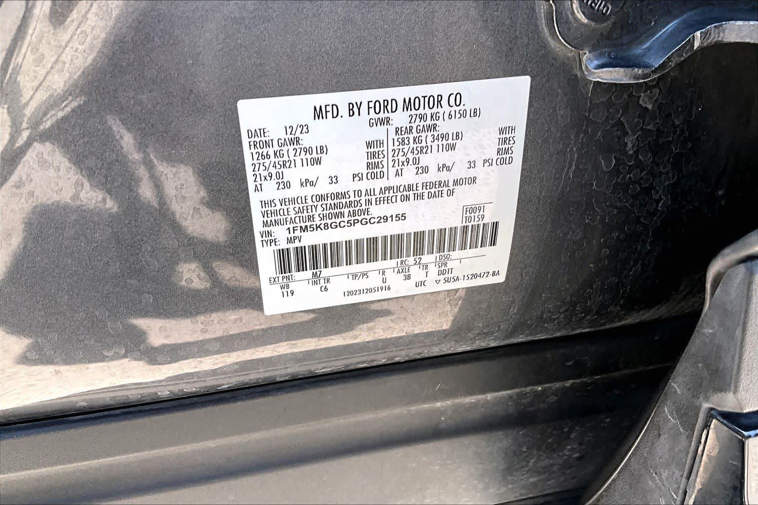 Certified 2023 Ford Explorer ST w/ Equipment Group 401A AWD/4WD image 34