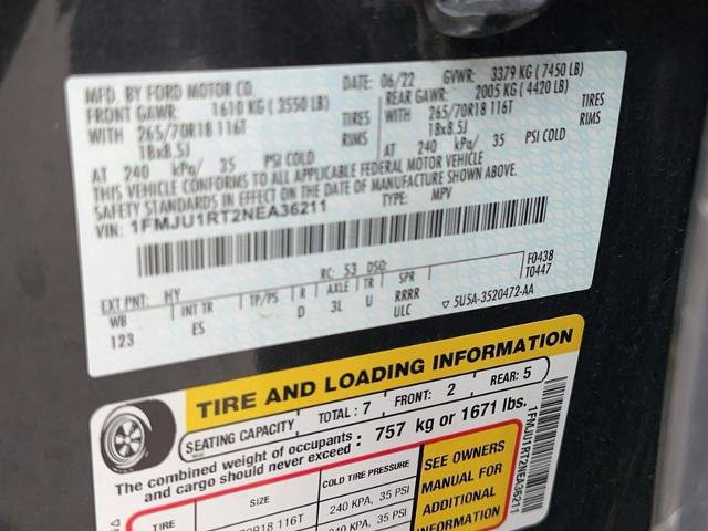 Certified 2022 Ford Expedition Timberline AWD/4WD image 22