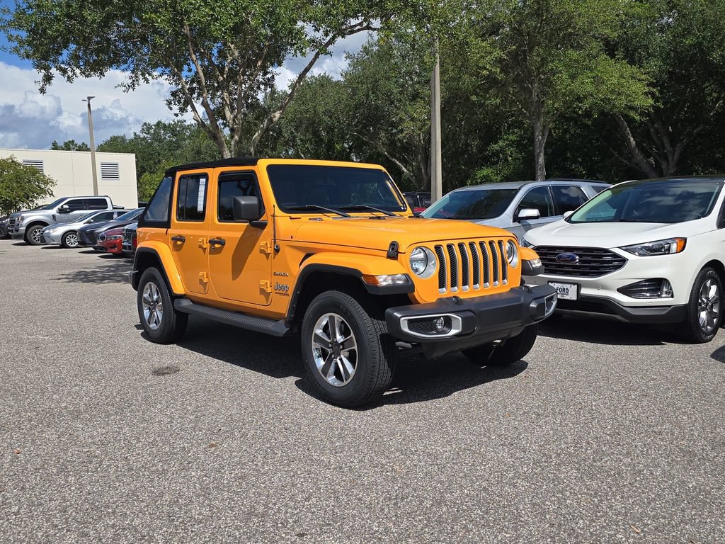 Used 2021 Jeep Wrangler Unlimited Sahara AWD/4WD image 2