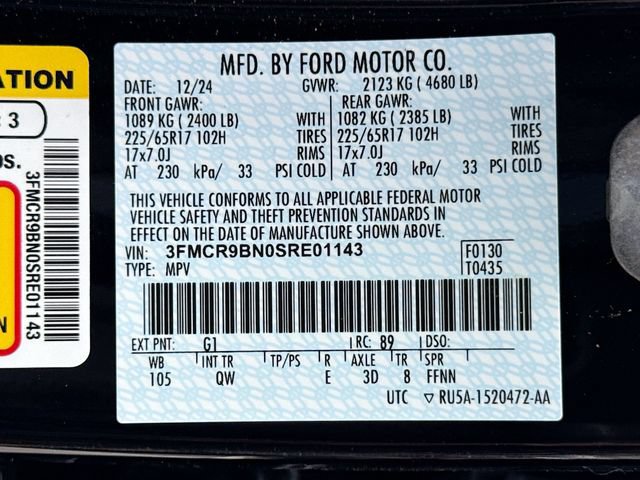 Certified 2025 Ford Bronco Sport Big Bend w/ Convenience Package AWD/4WD image 40