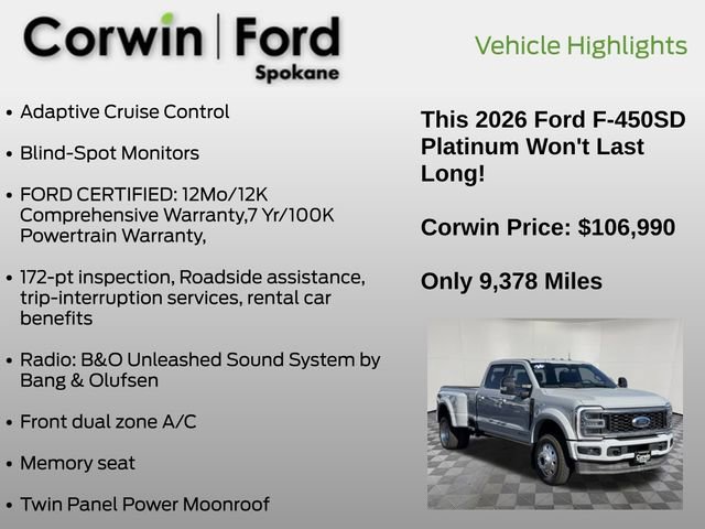 Certified 2026 Ford F450 Platinum AWD/4WD image 6