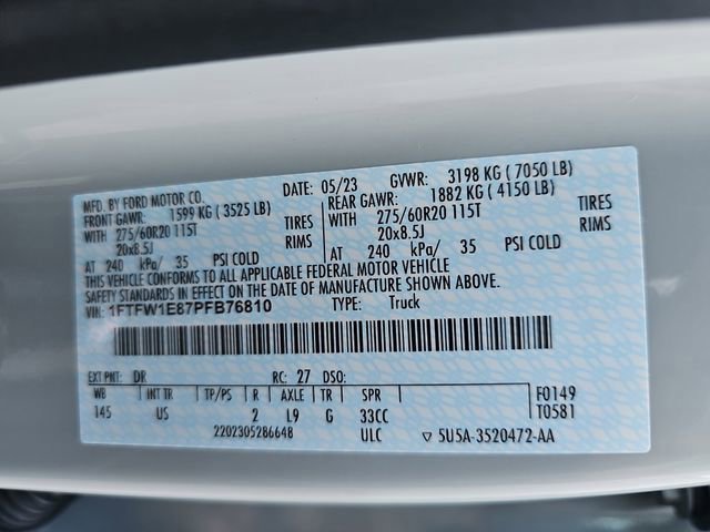 Certified 2023 Ford F150 XLT w/ Equipment Group 302A High image 33