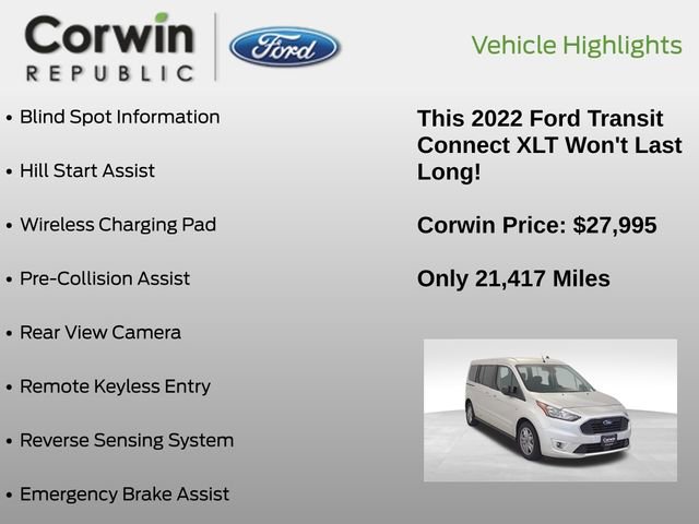Certified 2022 Ford Transit Connect XLT image 7