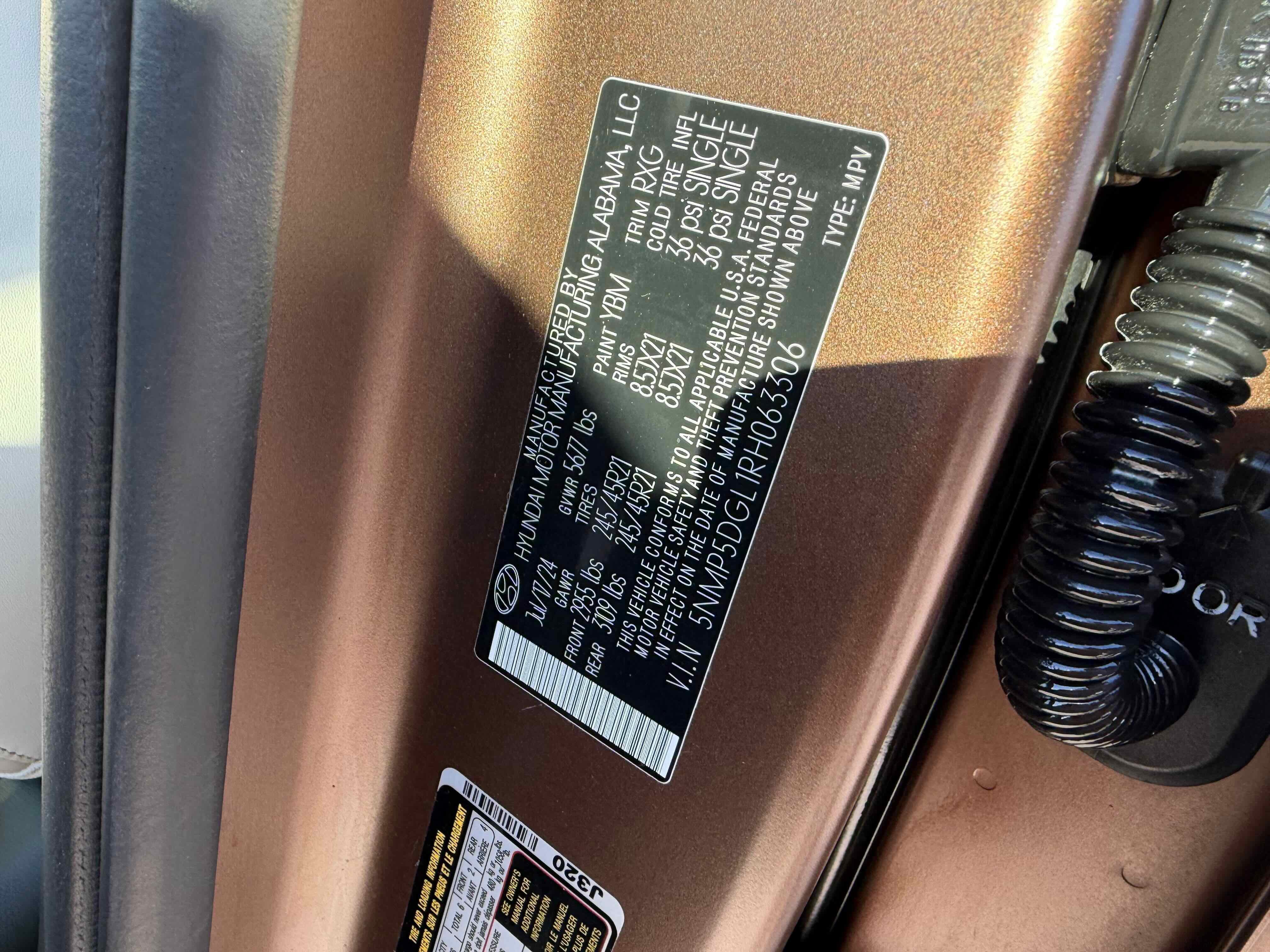 Used 2024 Hyundai Santa Fe Calligraphy image 34