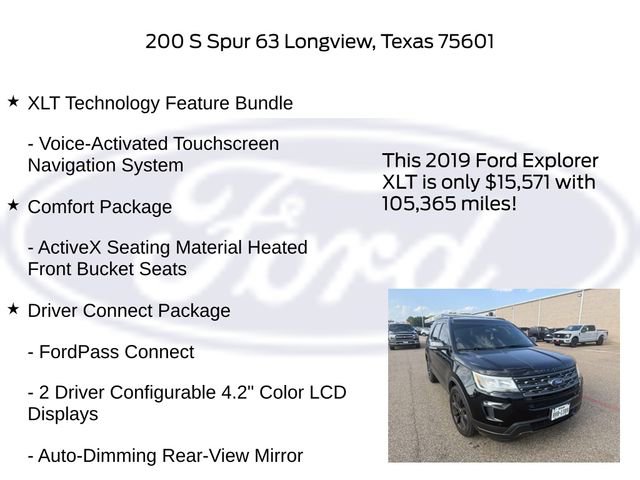 Certified 2019 Ford Explorer XLT w/ Equipment Group 202A FWD image 25