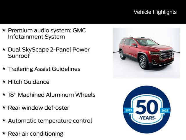 Used 2020 GMC Acadia SLT w/ Driver Alert Package II AWD/4WD image 16