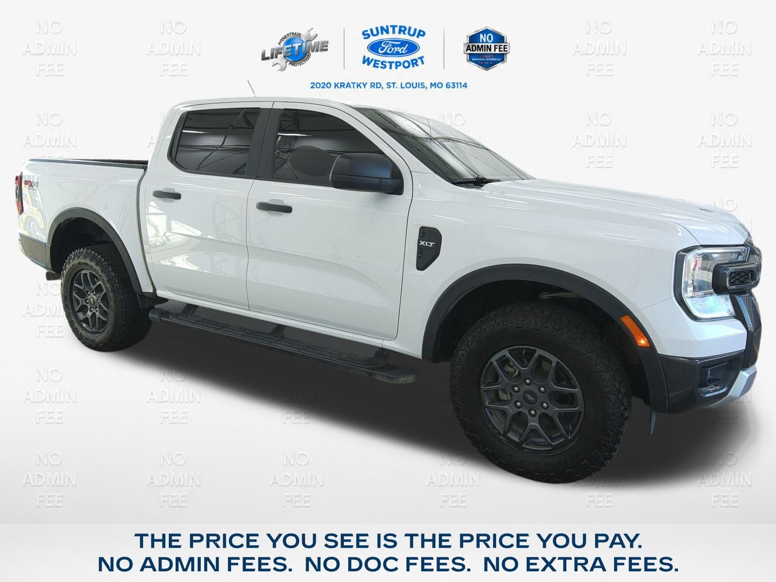 Certified 2025 Ford Ranger XLT w/ FX4 Off-Road Package AWD/4WD 360° Tour