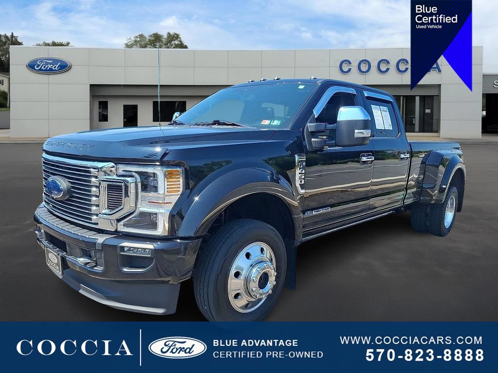 Certified 2020 Ford F450 Platinum w/ FX4 Off-Road Package AWD/4WD image 1