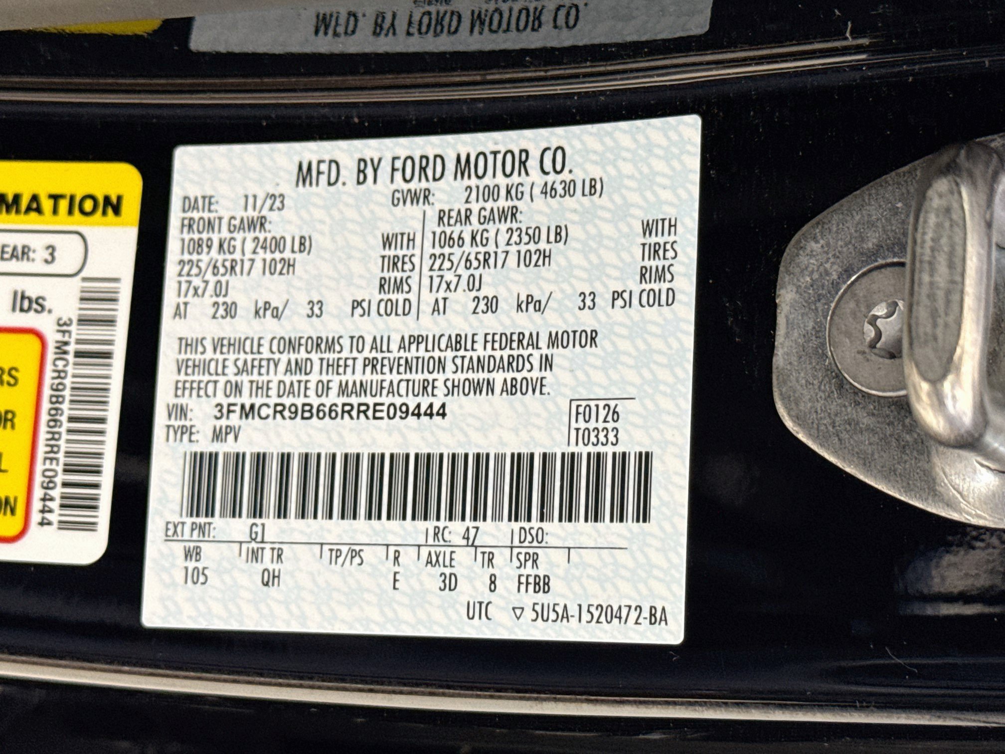 Certified 2024 Ford Bronco Sport Big Bend w/ Convenience Package AWD/4WD image 32