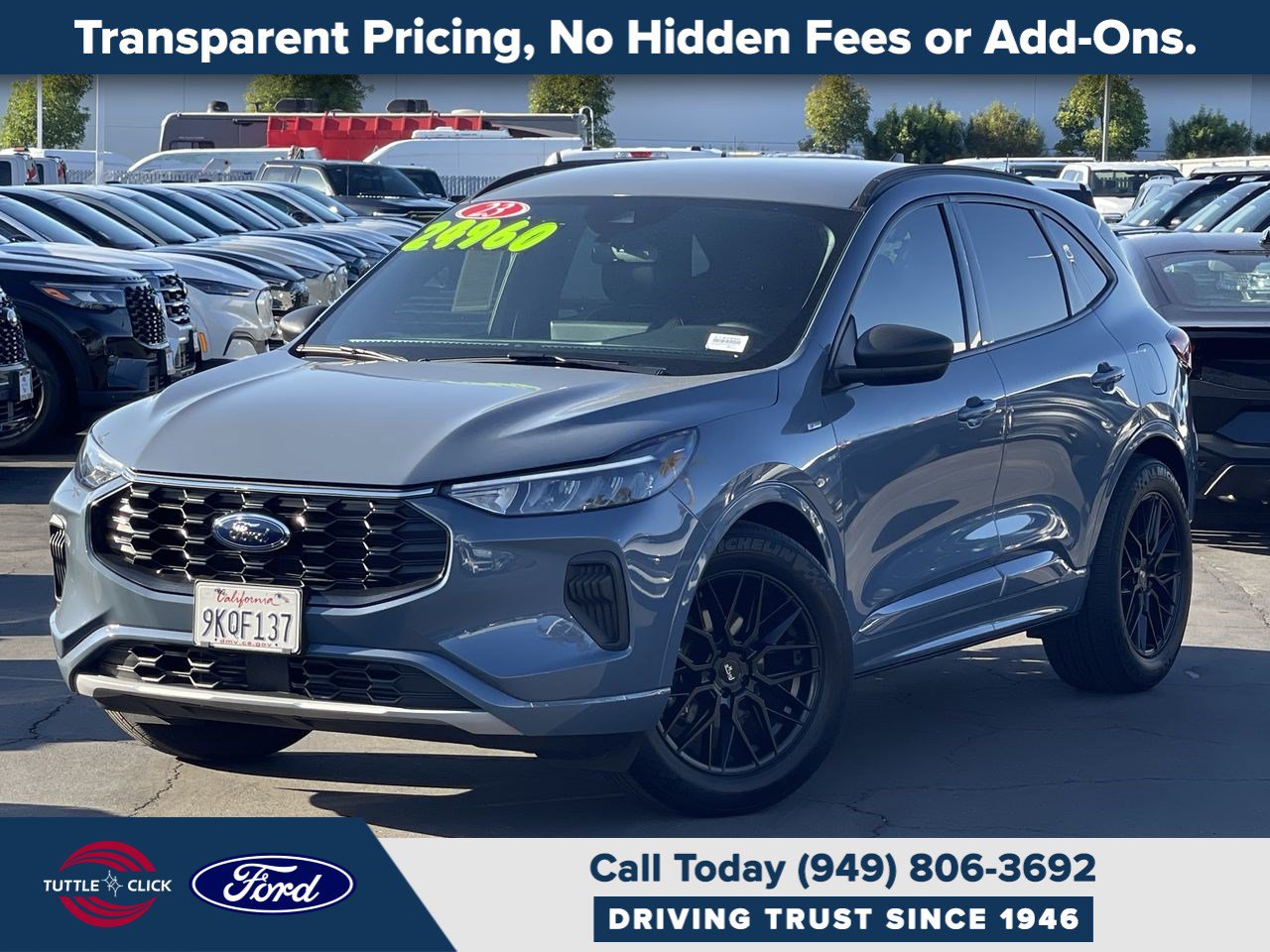 Certified 2023 Ford Escape ST-Line w/ Tech Pack #1 FWD image 1