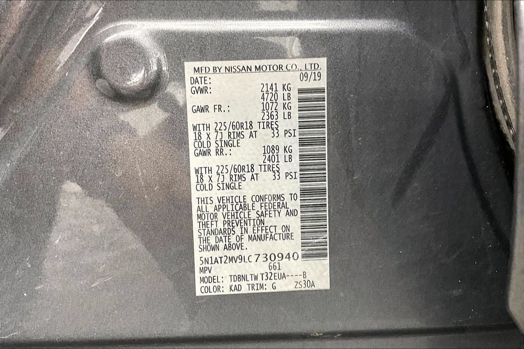Used 2020 Nissan Rogue SV w/ Premium Package AWD/4WD image 35