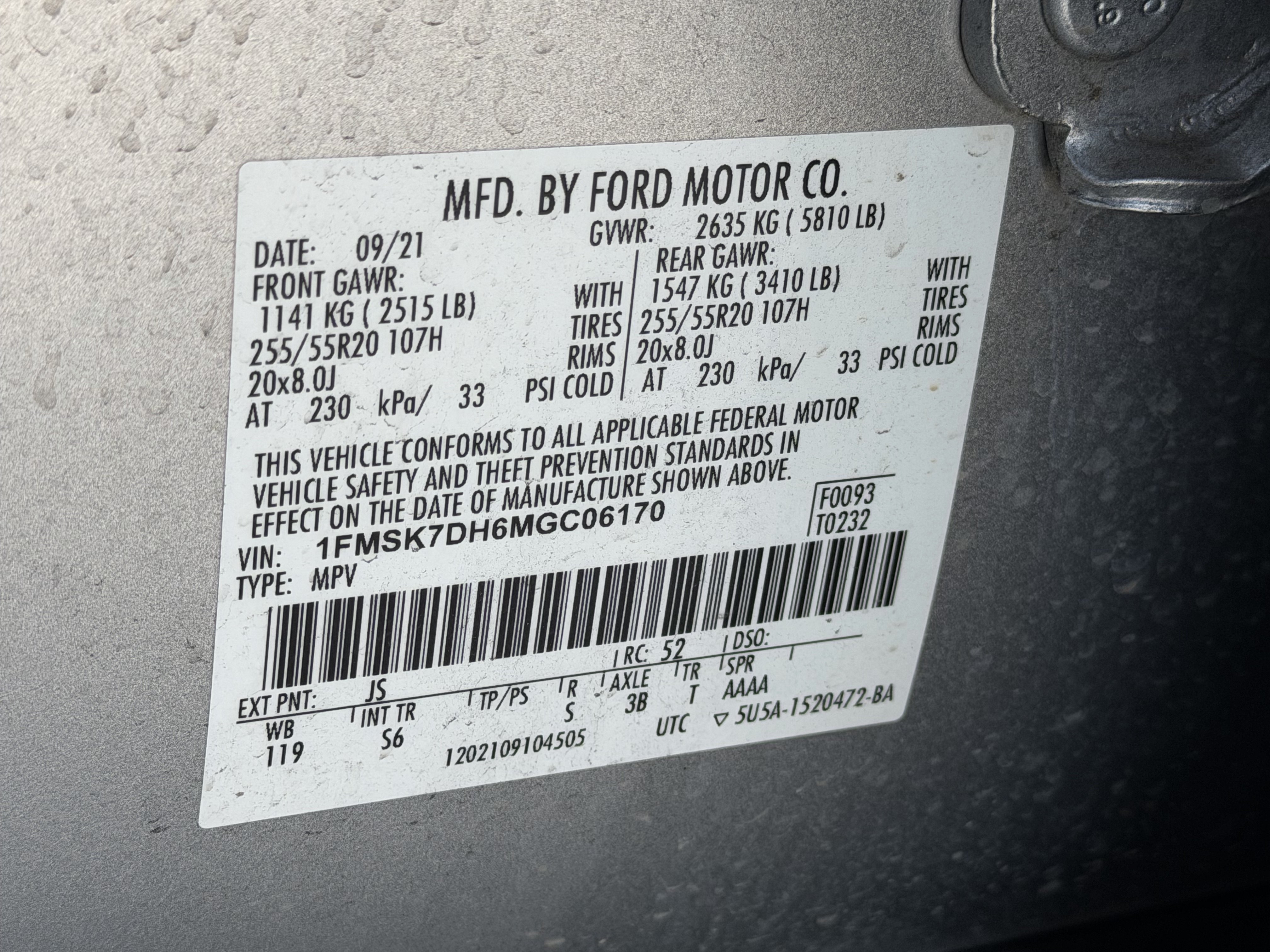 Certified 2021 Ford Explorer XLT w/ Equipment Group 202A RWD image 13
