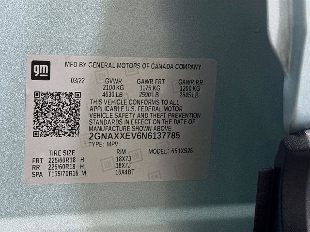 Used 2022 Chevrolet Equinox Premier AWD/4WD image 31