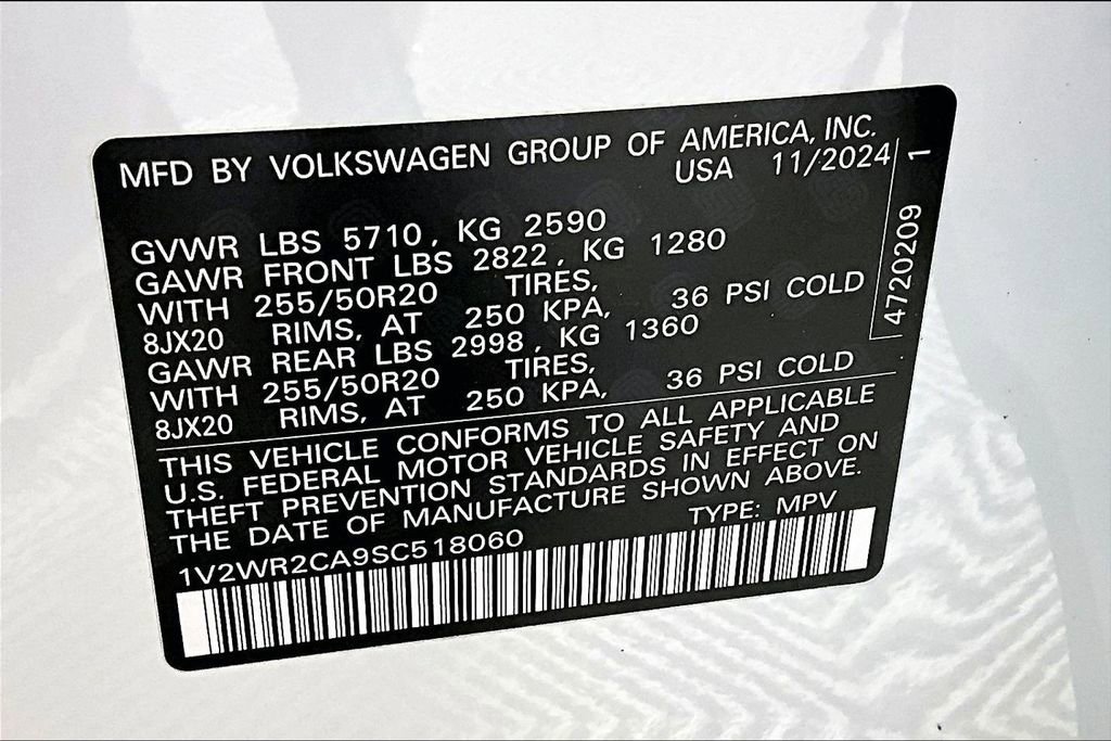 Used 2025 Volkswagen Atlas SE FWD image 27
