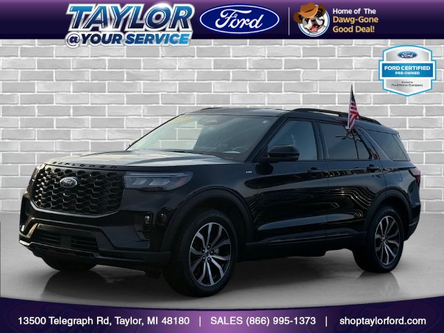 Certified 2025 Ford Explorer ST-Line AWD/4WD image 1