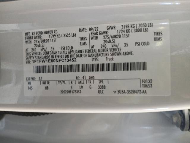 Certified 2022 Ford F150 Lariat image 20