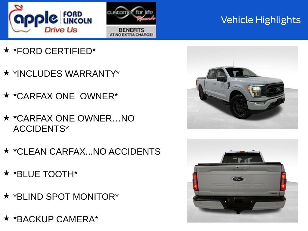 Certified 2022 Ford F150 XLT w/ Equipment Group 302A High image 11