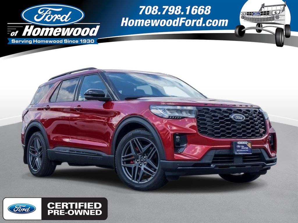 Certified 2025 Ford Explorer ST AWD/4WD image 1