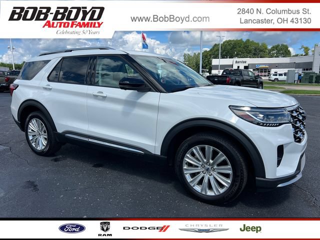 Certified 2025 Ford Explorer Platinum w/ LUX Leather Package AWD/4WD image 1