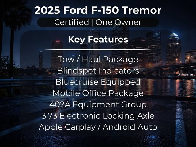 Certified 2025 Ford F150 Tremor w/ Equipment Group 402A High AWD/4WD image 14