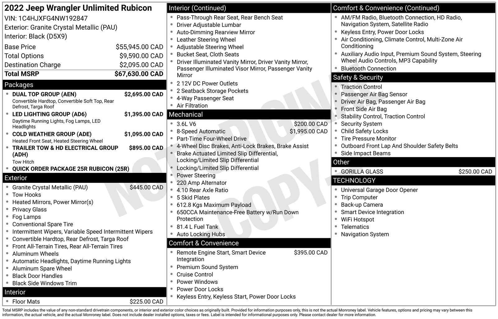 Used 2022 Jeep Wrangler Unlimited Rubicon w/ Dual Top Group image 4