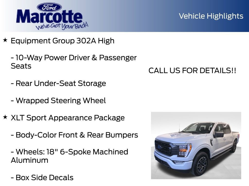 Certified 2023 Ford F150 XLT w/ Equipment Group 302A High image 22