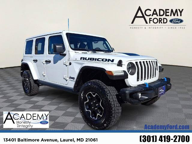 Used 2021 Jeep Wrangler Unlimited Rubicon 4xe w/ Steel Bumper Group AWD/4WD image 1