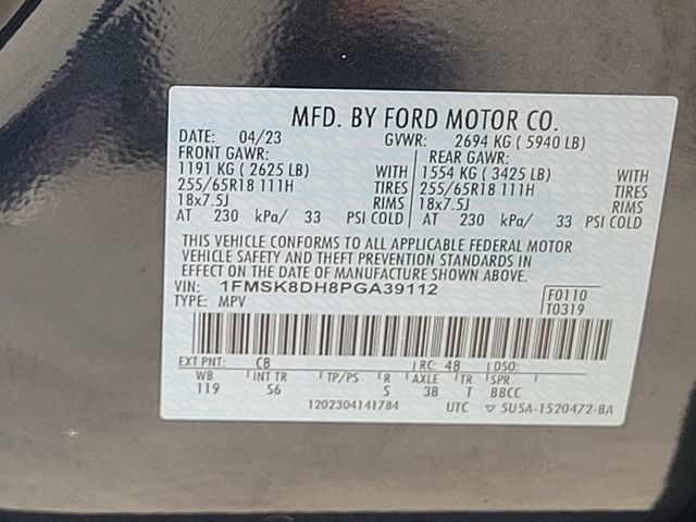 Certified 2023 Ford Explorer XLT w/ Equipment Group 202A AWD/4WD image 16