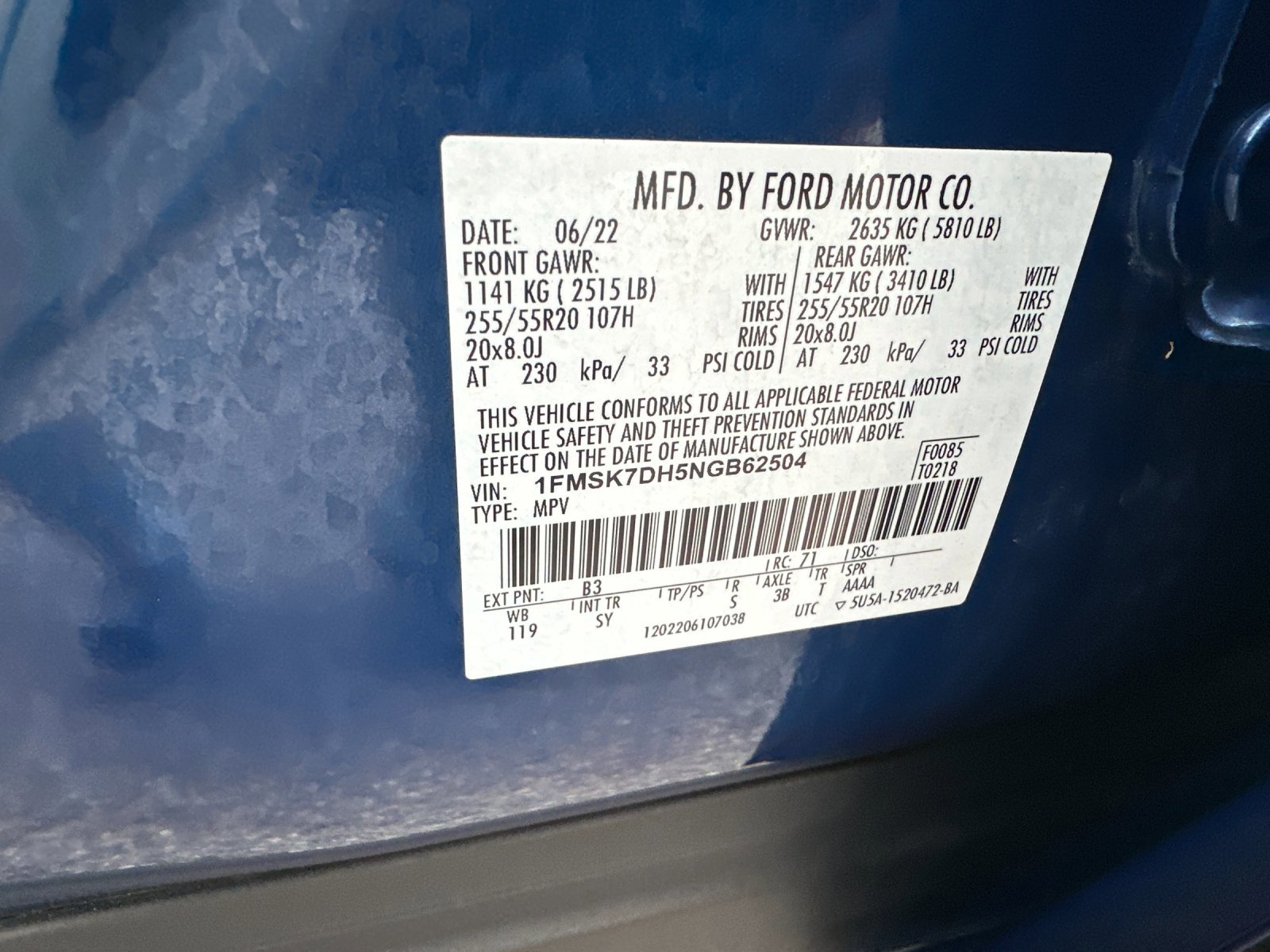 Certified 2022 Ford Explorer XLT w/ Equipment Group 202A image 31